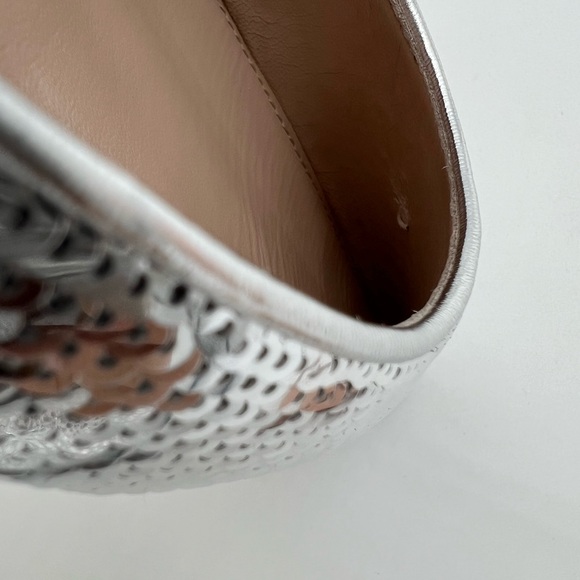 Authentic Miu Miu silver slingbacks - Picture 10 of 13